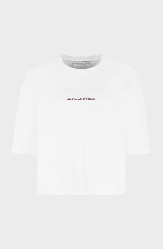 Bailey T-shirt | WhiteRed