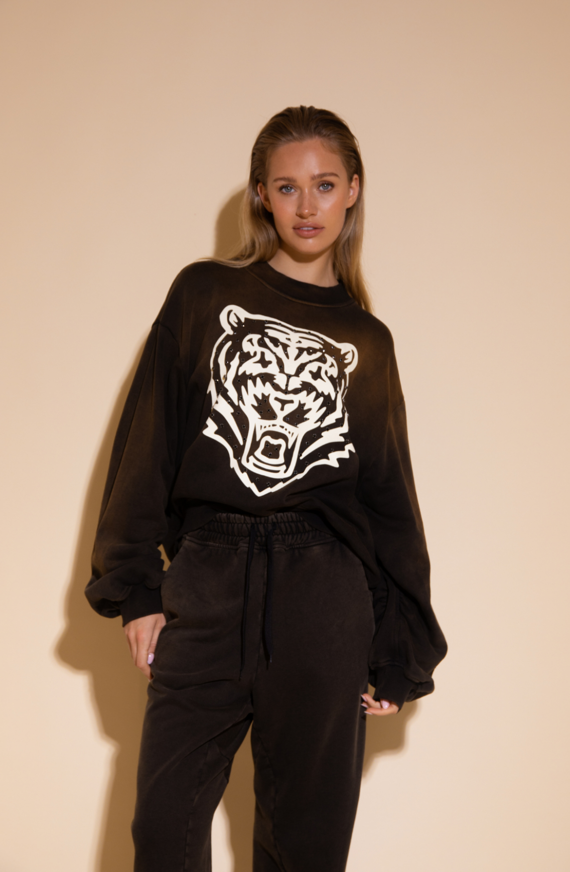 Tiger Sweater | Brown