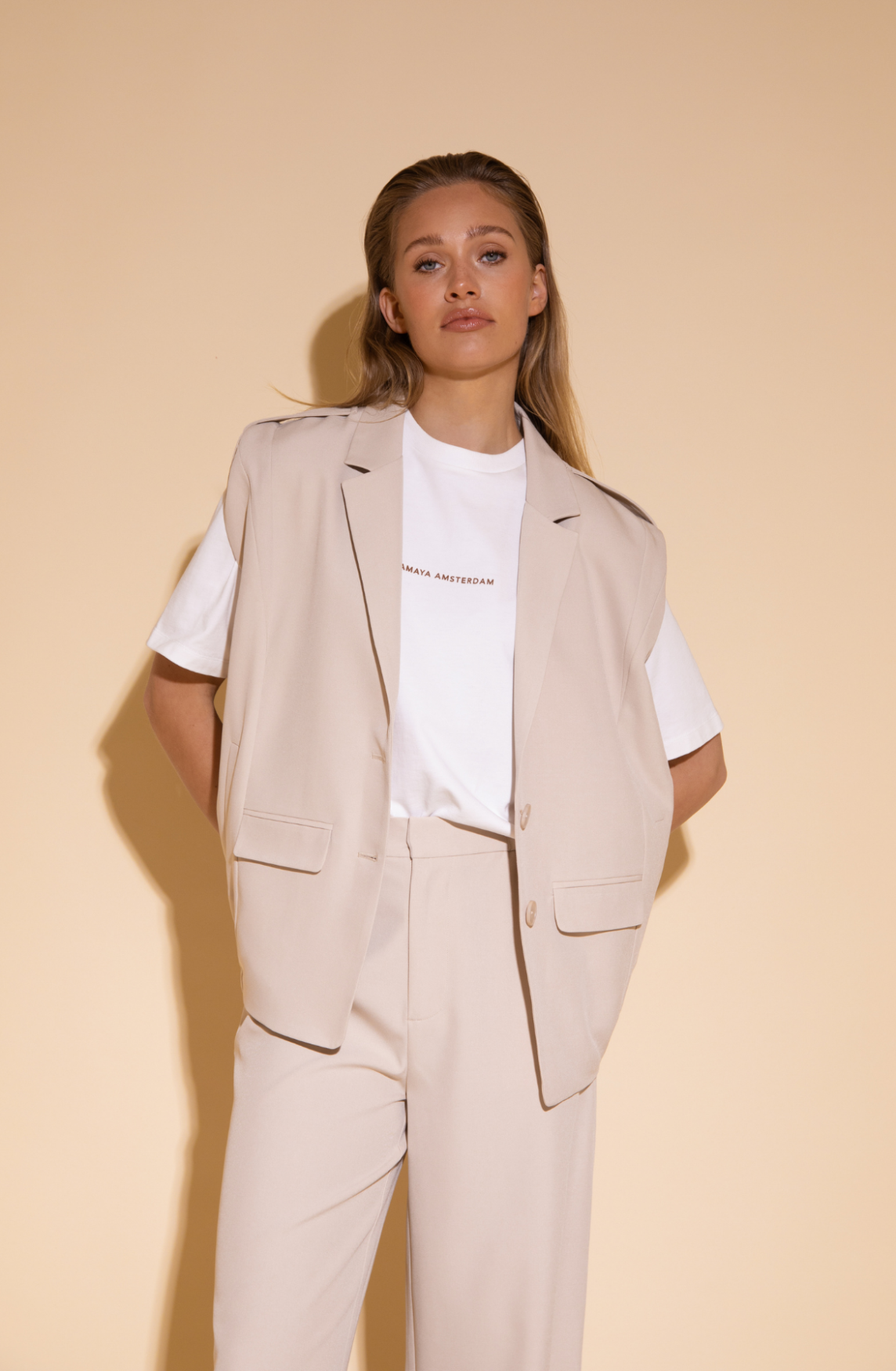 Silke Gilet | Off White
