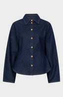 Loui Blouse - Denim | Blauw
