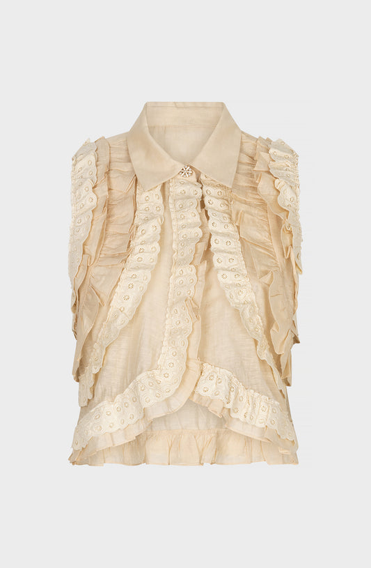 Ophelia Blouse | Beige