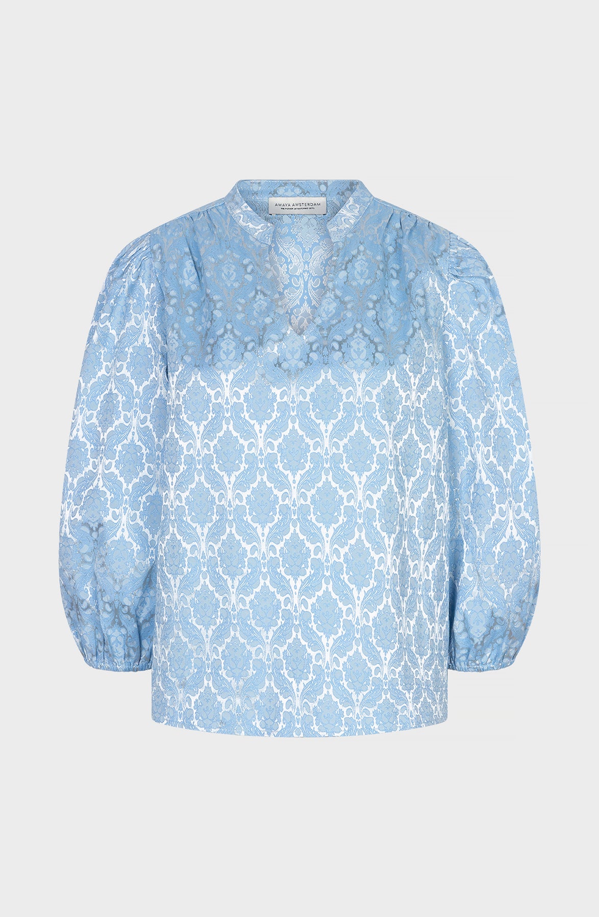 Puk top | Blauw