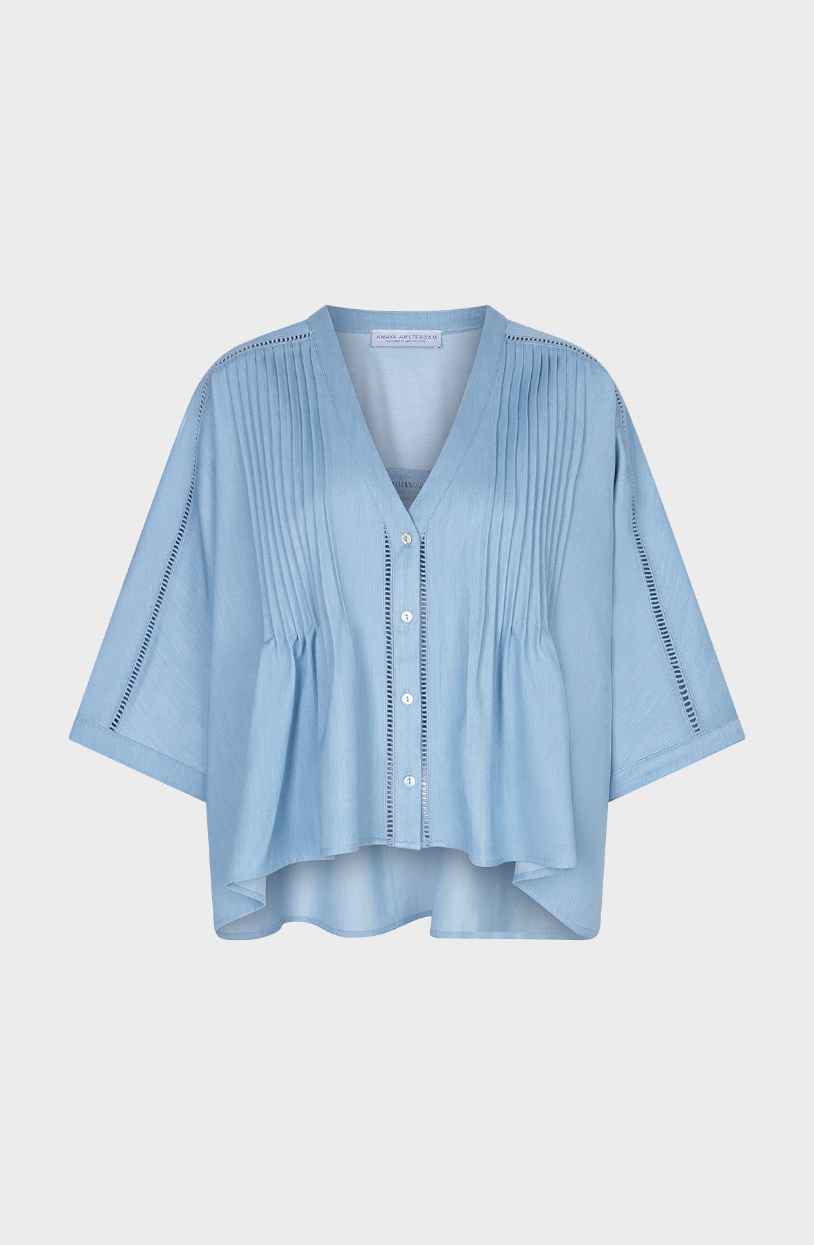 Evie Blouse | Blauw