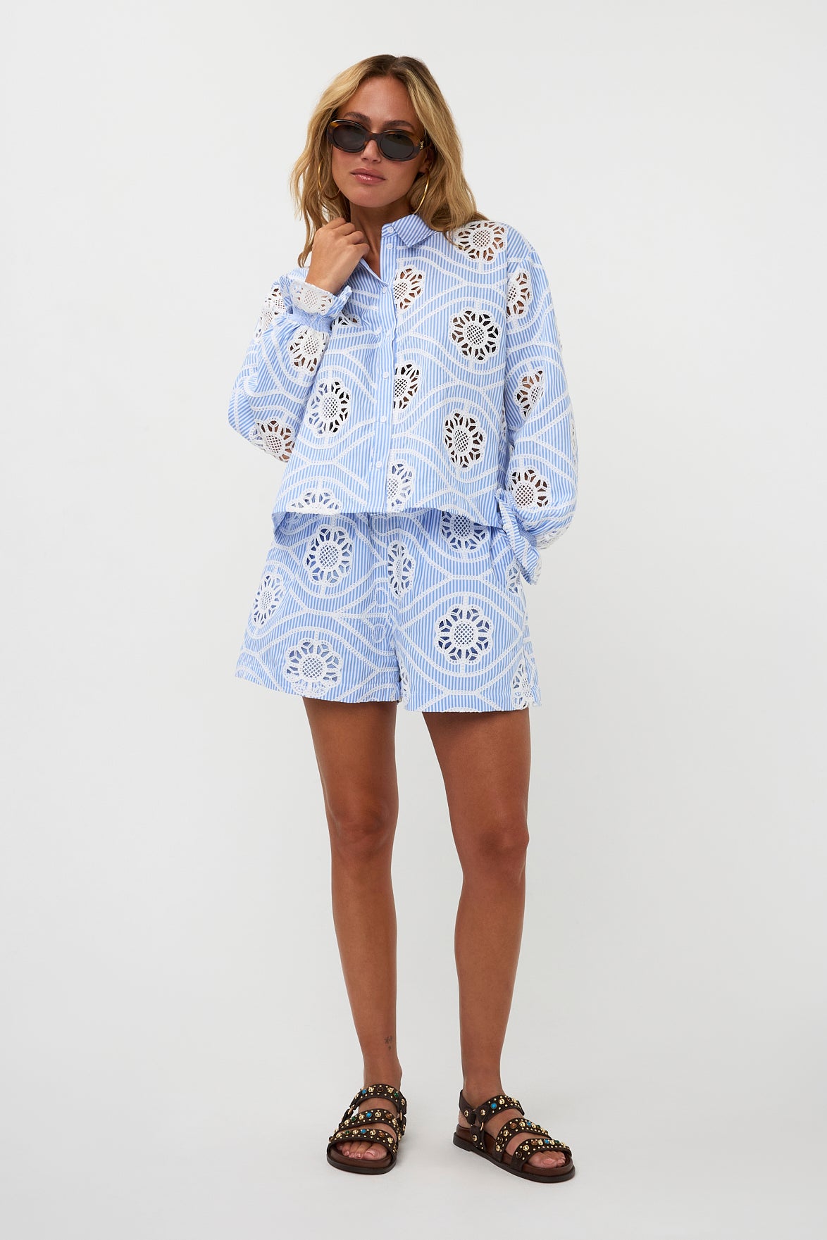 Rowan Short | Blauw