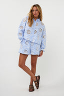 Rowan Short | Blauw