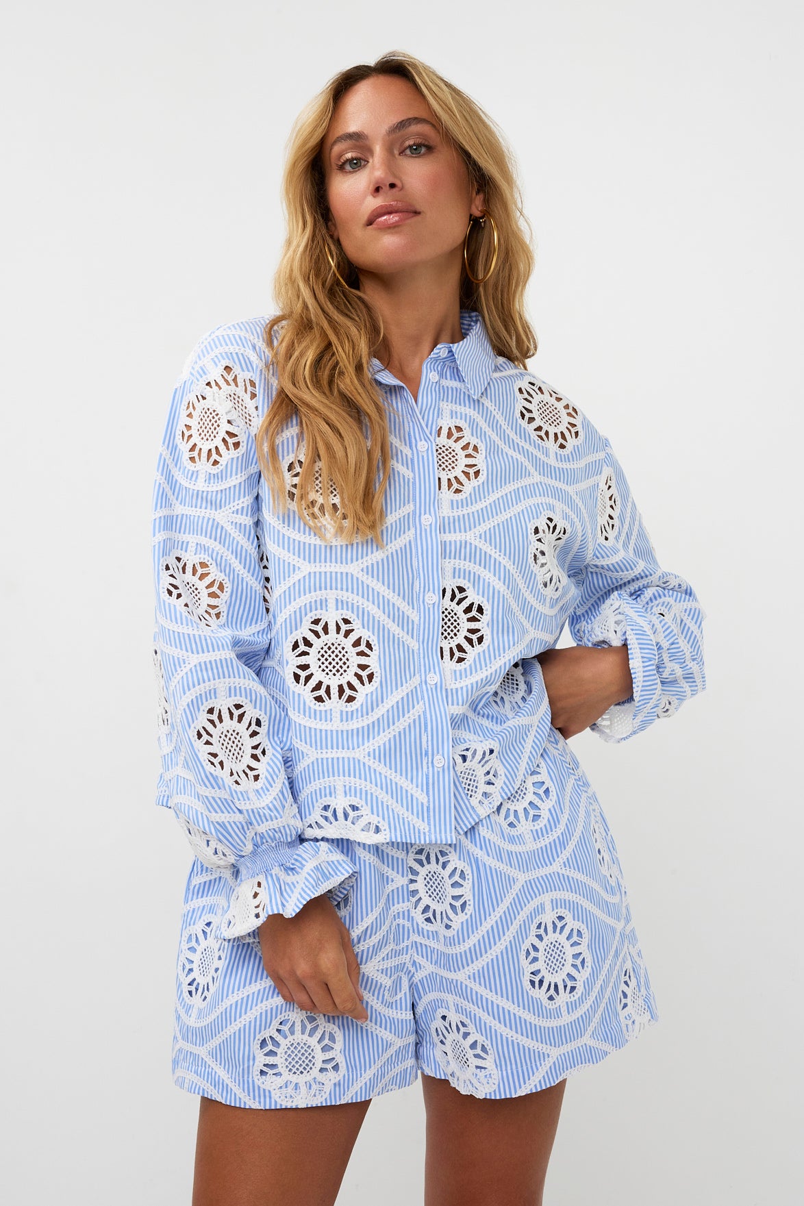 Tara Blouse | Blauw