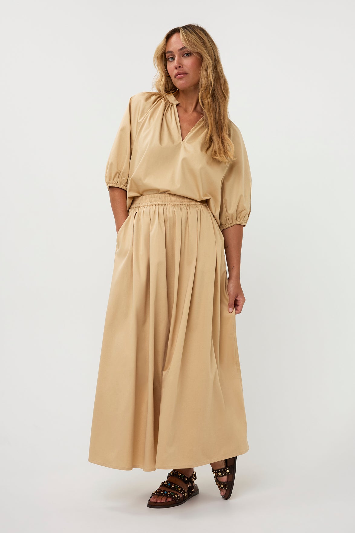 Elsie Blouse | Beige