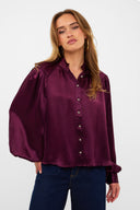 Auora Blouse | Aubergine