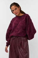 AMOUR Sweater | Bordeaux