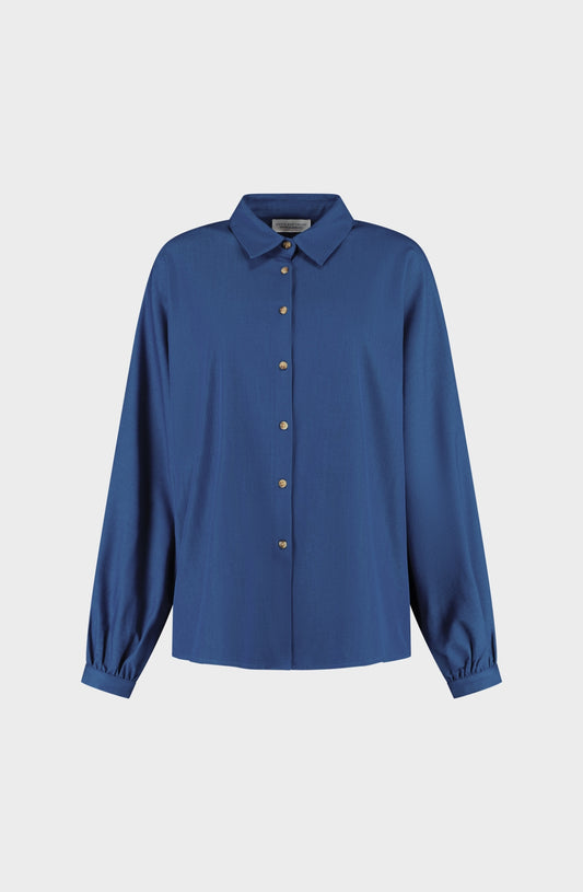 Louise Blouse | Blauw