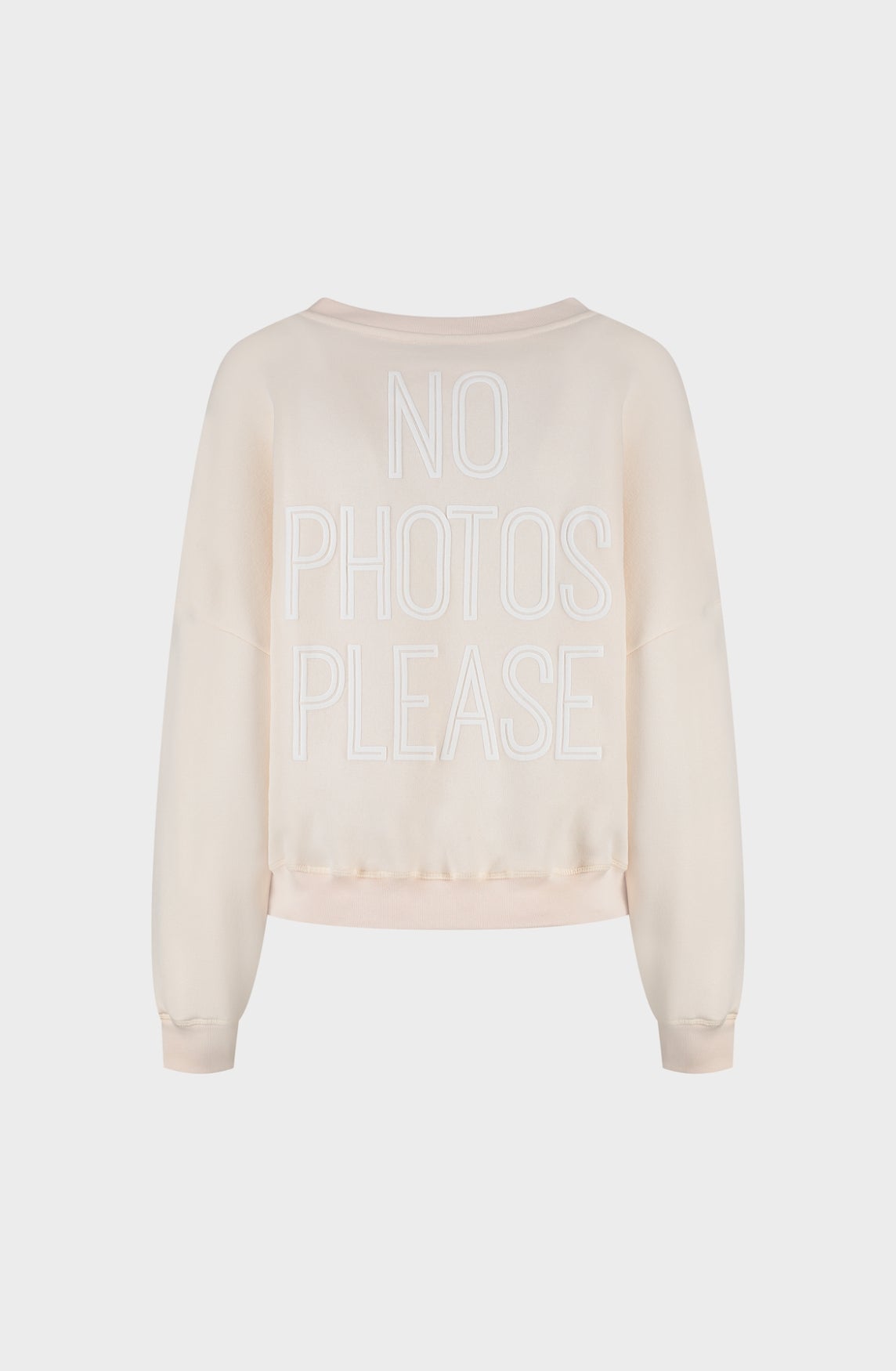 No Photo Please Sweater | Beige