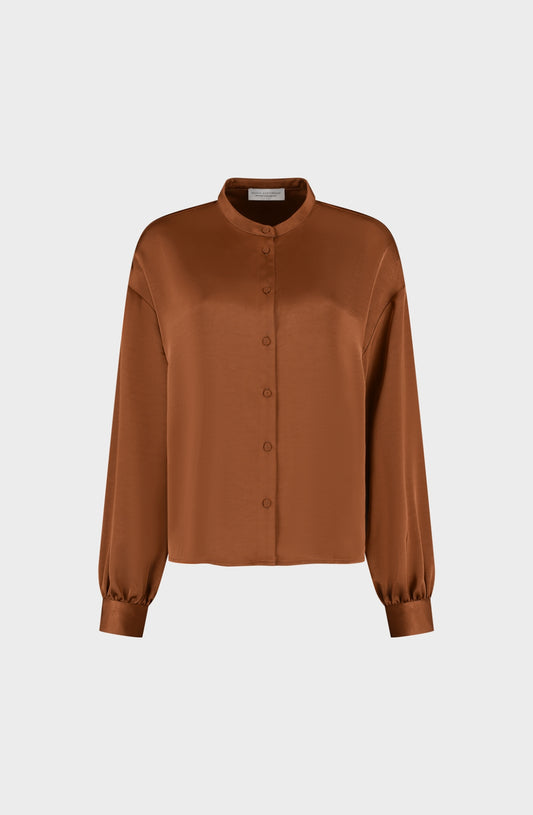 Poggy Blouse | Brown