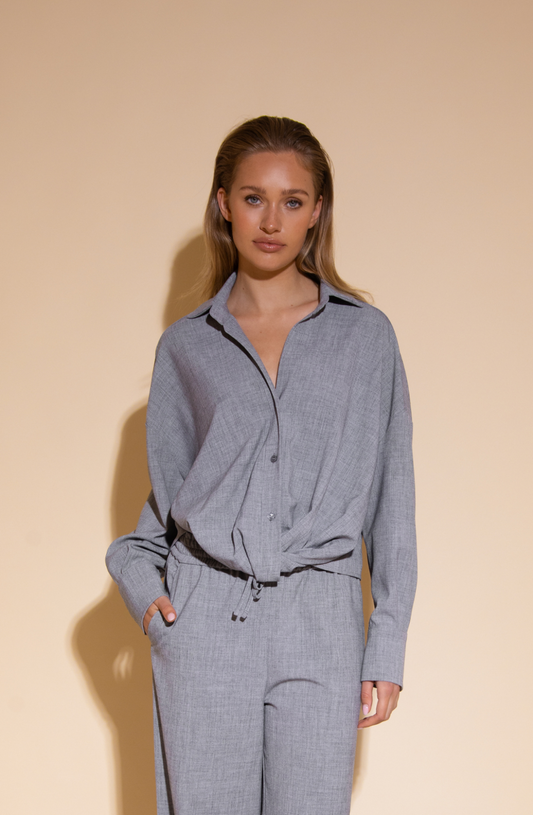 Hailey Blouse | Grey
