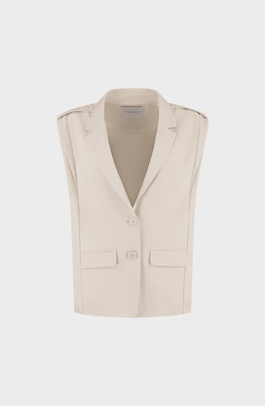 Silke Gilet | Off White